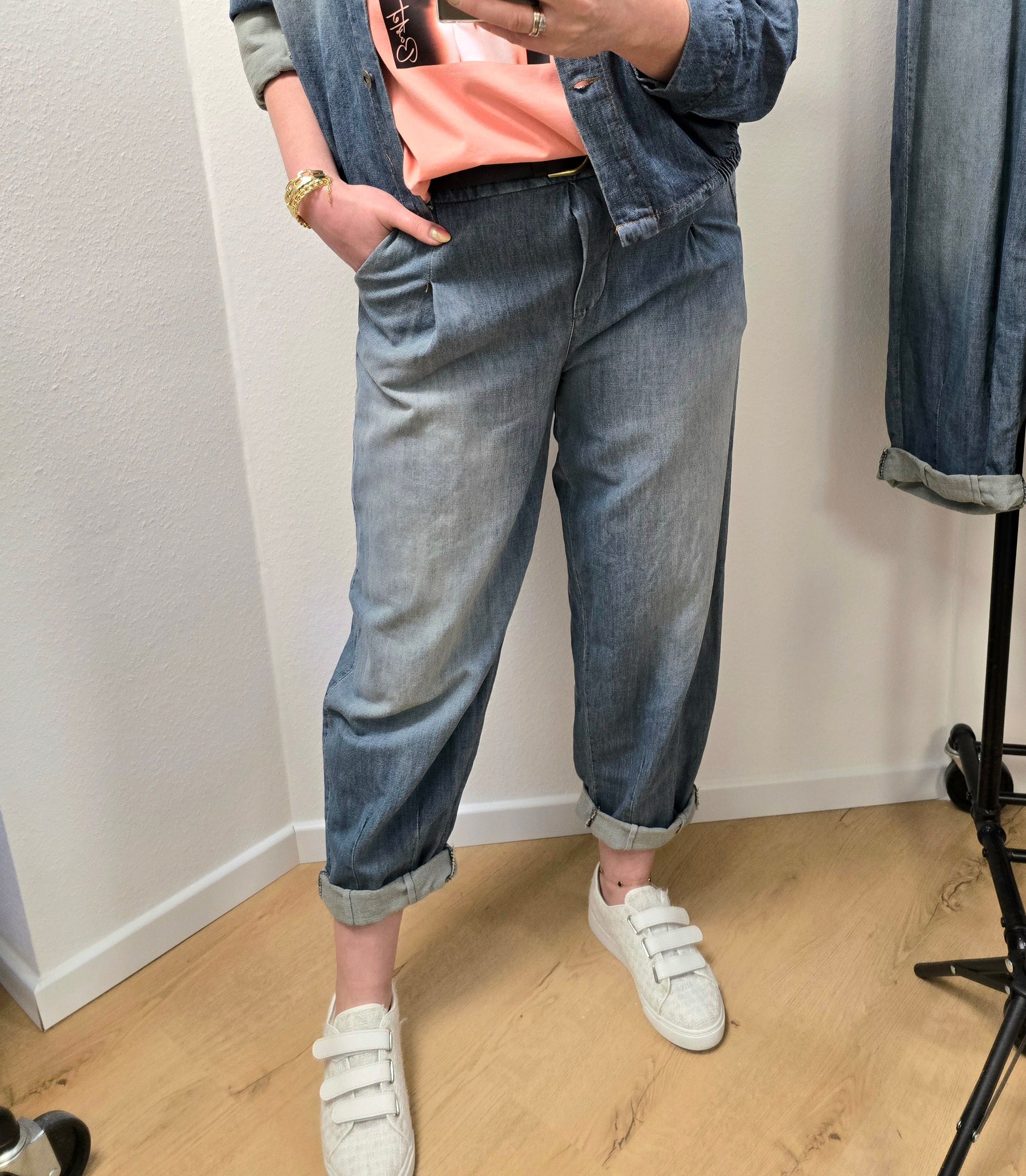 Jeans Hose Mom Fit UNI Ramoneska